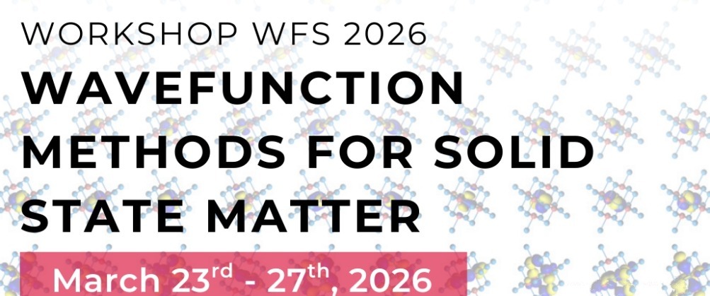 Wavefunction Methods for Solid State Matter (WFS-2026)