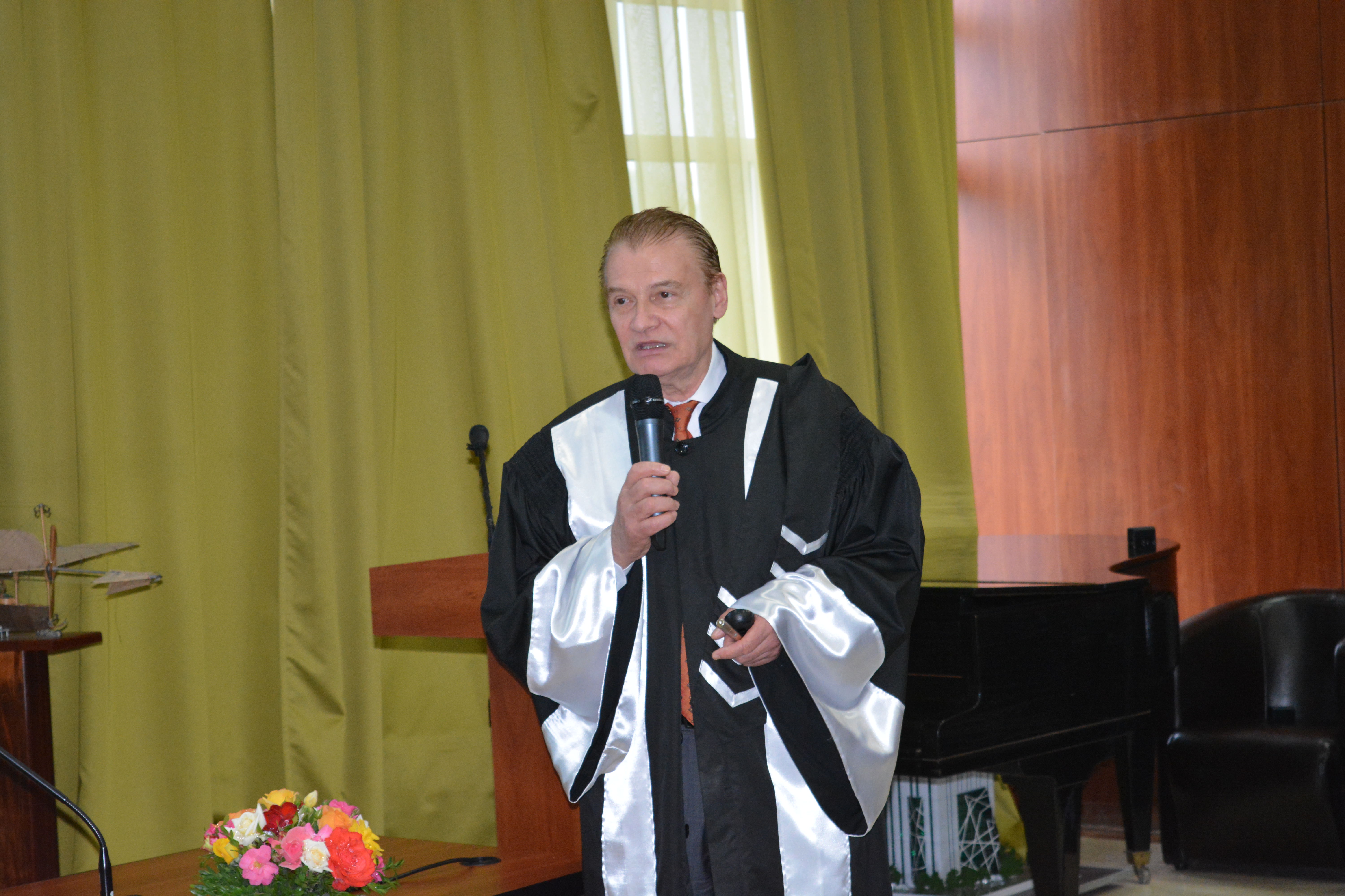The ceremony of awarding the title of Doctor Honoris Causa of the University POLITEHNICA of Bucharest, to Mr. Virgil PERCEC