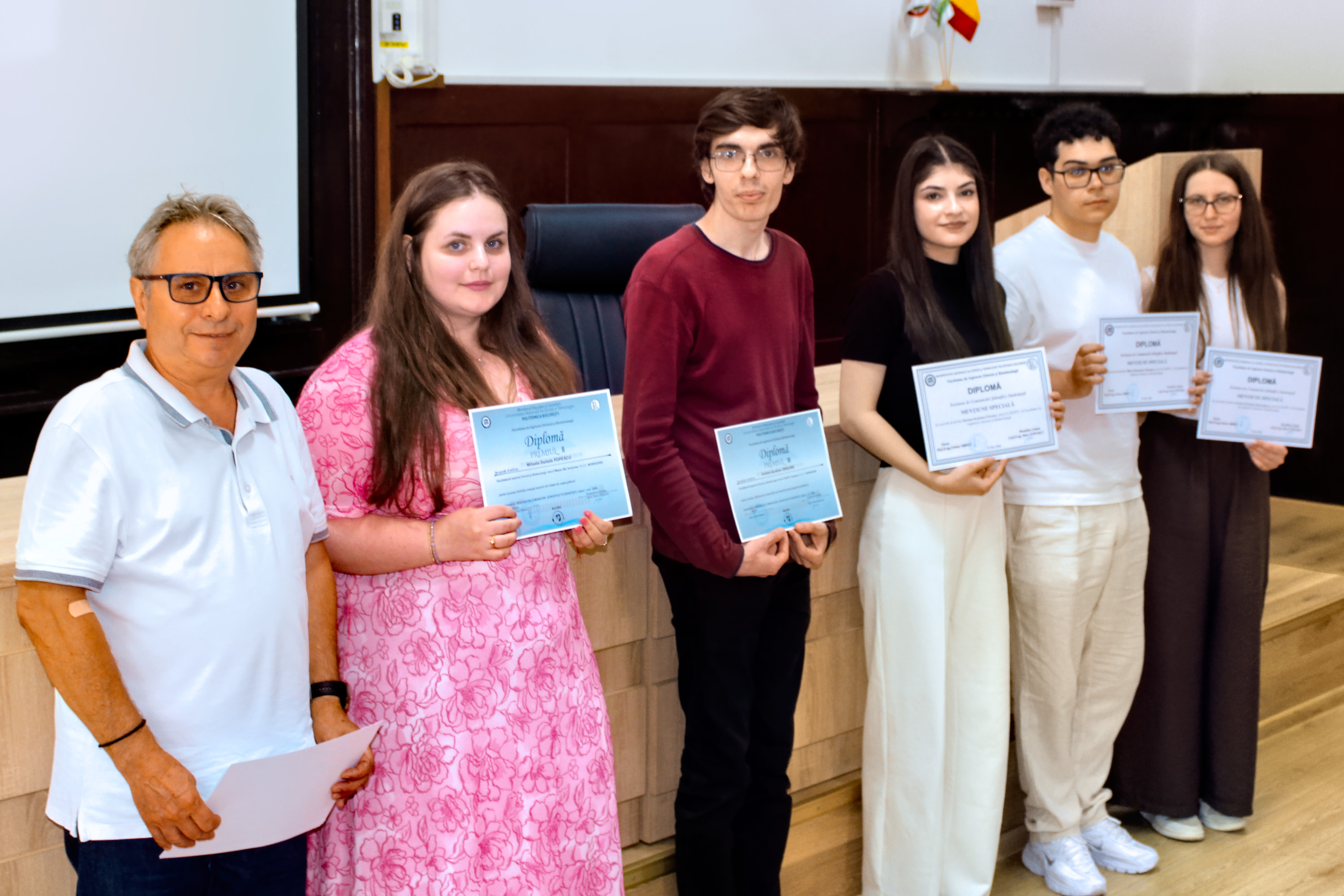 Festivitatea de premiere a Sesiunii de Comunicări Științifice Studențești și a Concursului Petru Spacu
