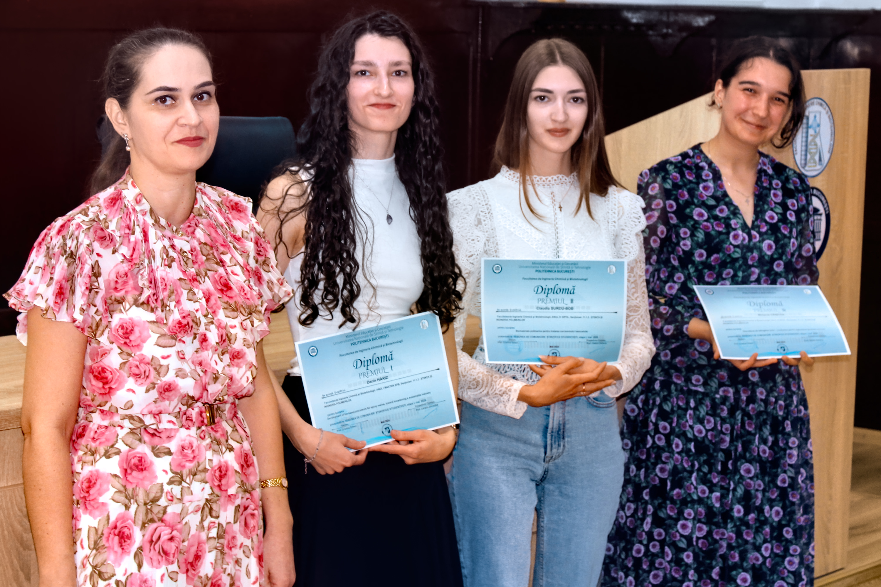 Festivitatea de premiere a Sesiunii de Comunicări Științifice Studențești și a Concursului Petru Spacu