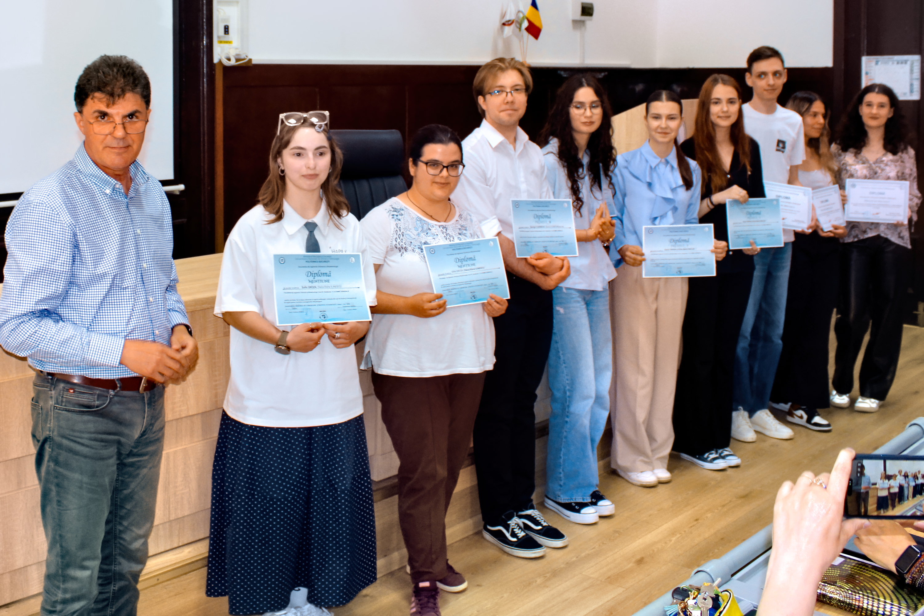 Festivitatea de premiere a Sesiunii de Comunicări Științifice Studențești și a Concursului Petru Spacu