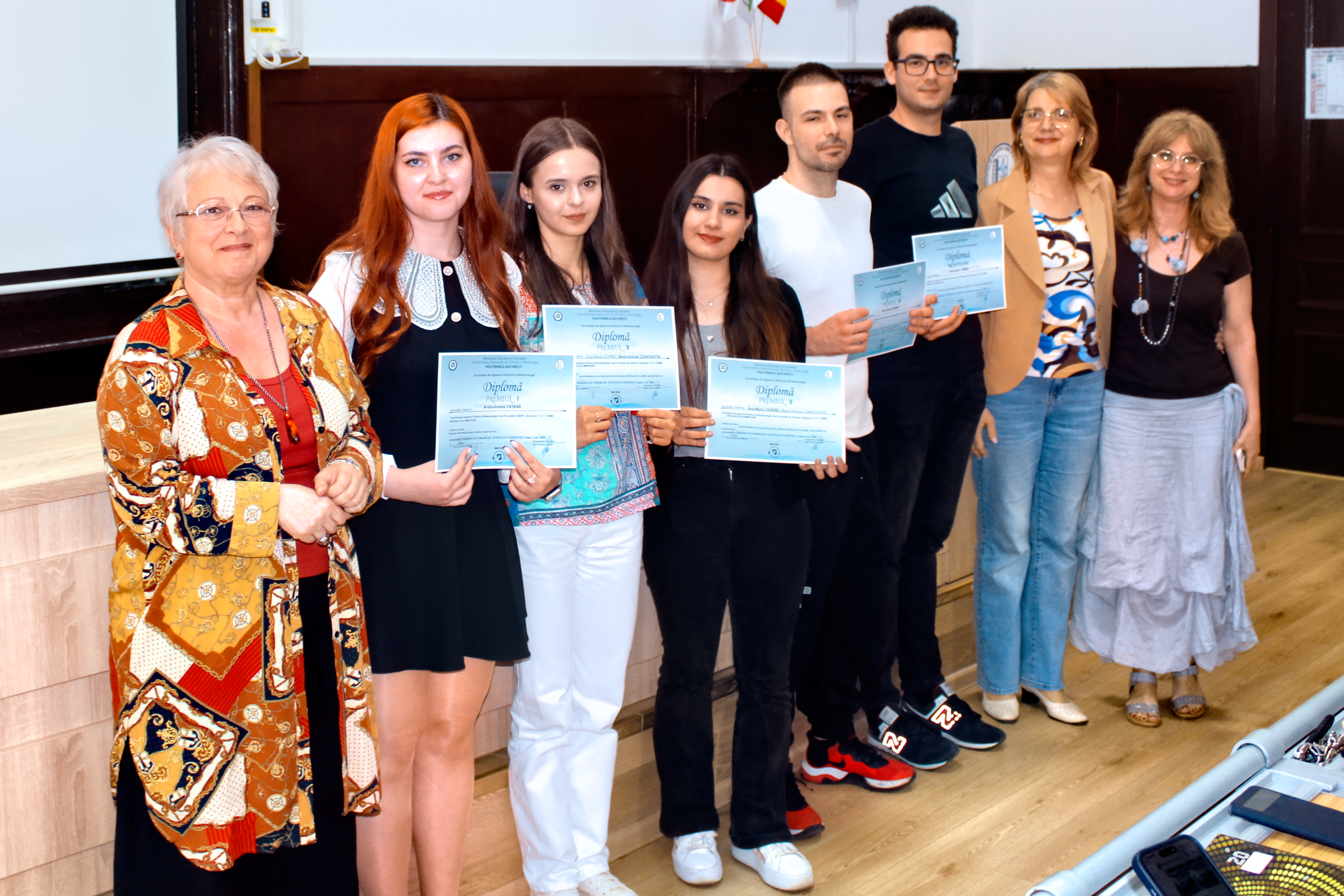 Festivitatea de premiere a Sesiunii de Comunicări Științifice Studențești și a Concursului Petru Spacu
