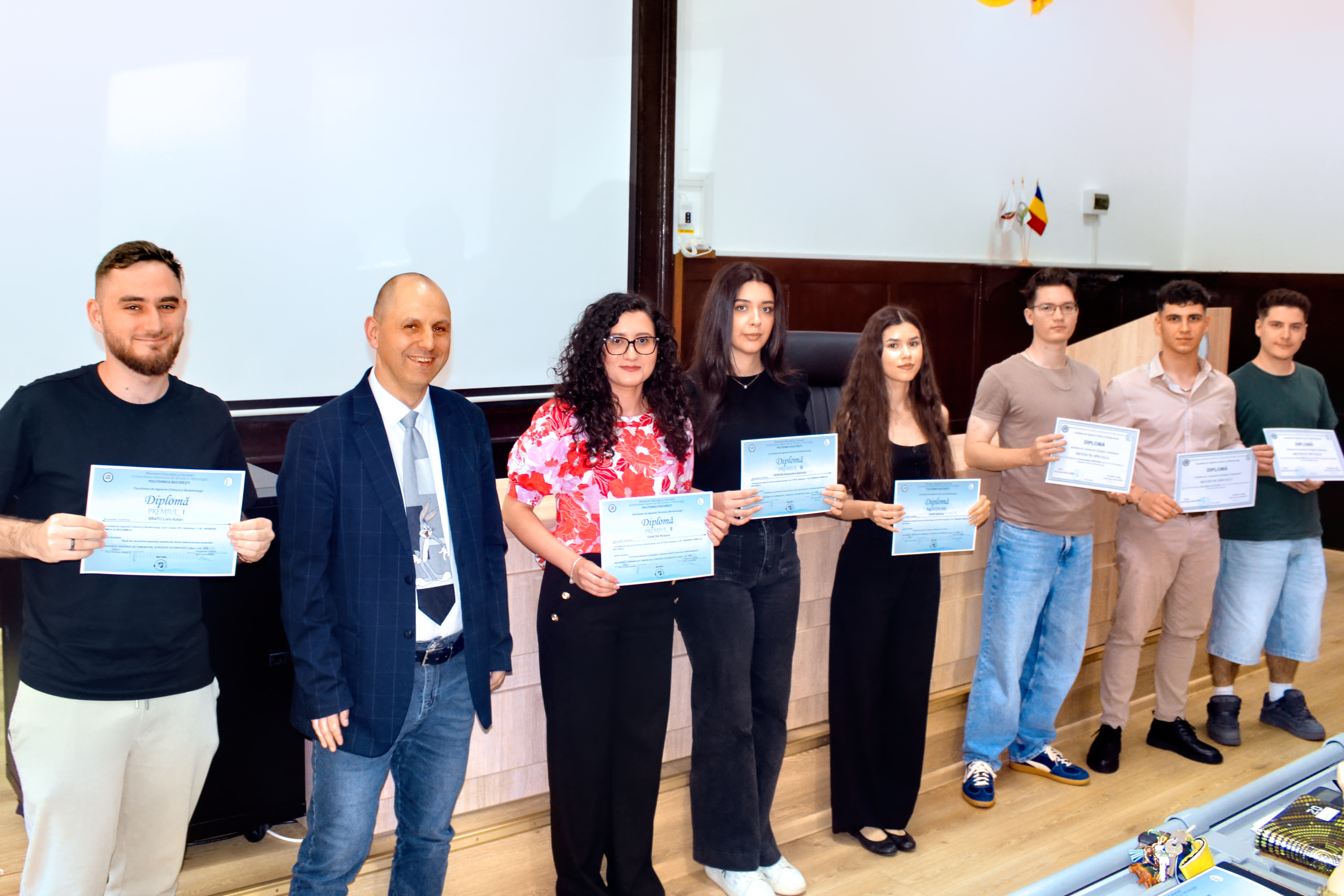 Festivitatea de premiere a Sesiunii de Comunicări Științifice Studențești și a Concursului Petru Spacu