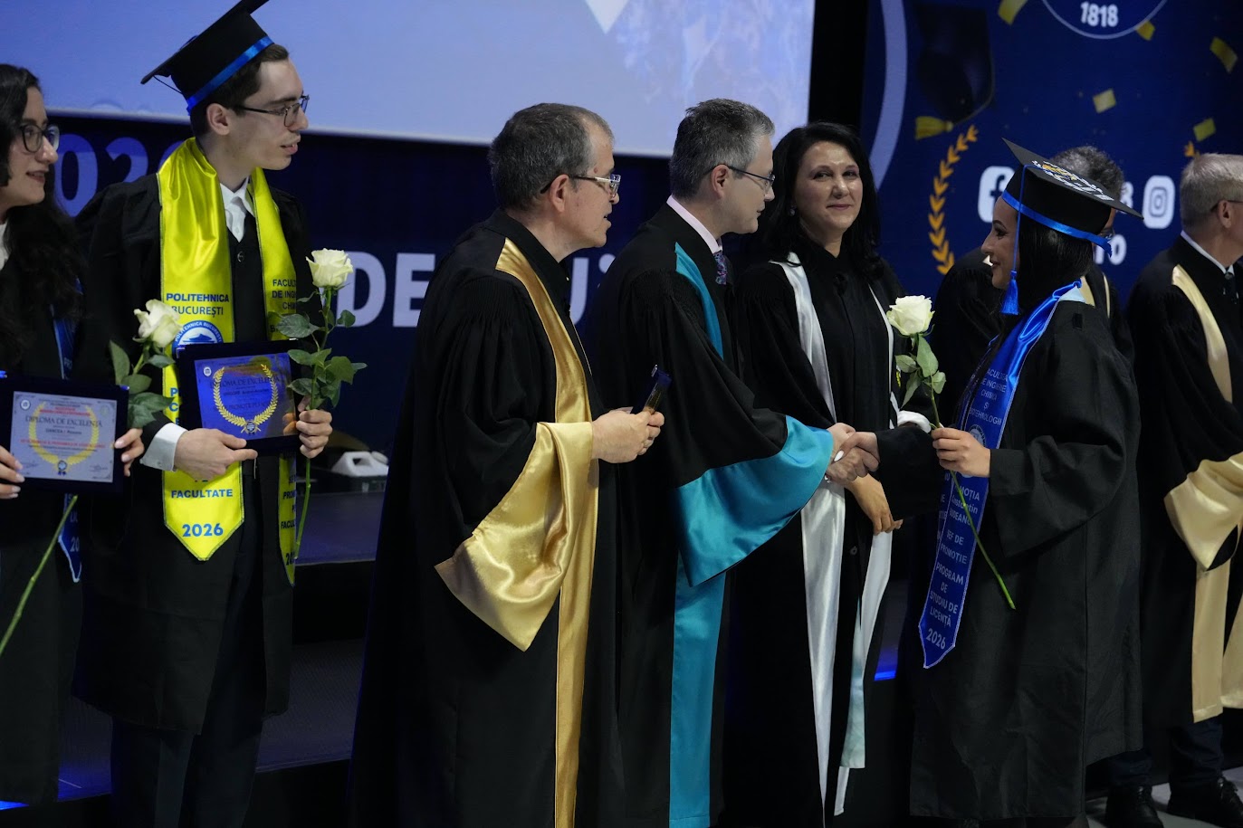 Festivitatea de absolvire pentru șefii de promoție, promoția 2026 a Universității POLITEHNICA București