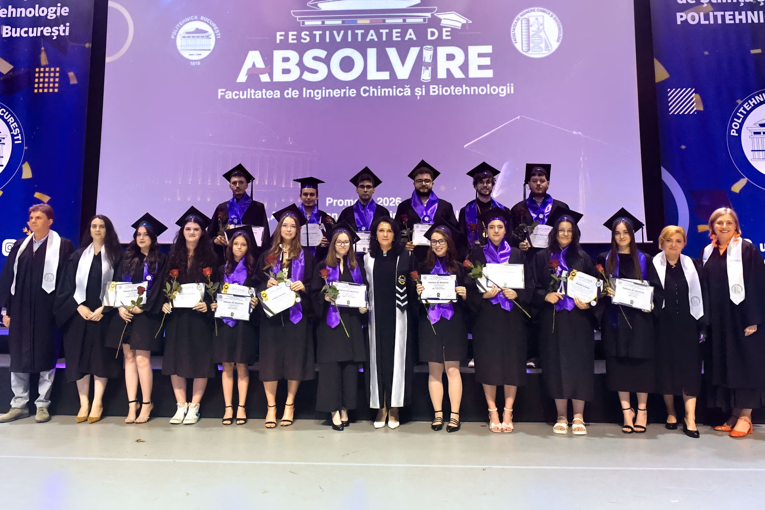 Graduation ceremony of the 2026 promotion of the Faculty of Chemical Engineering and Biotechnologies