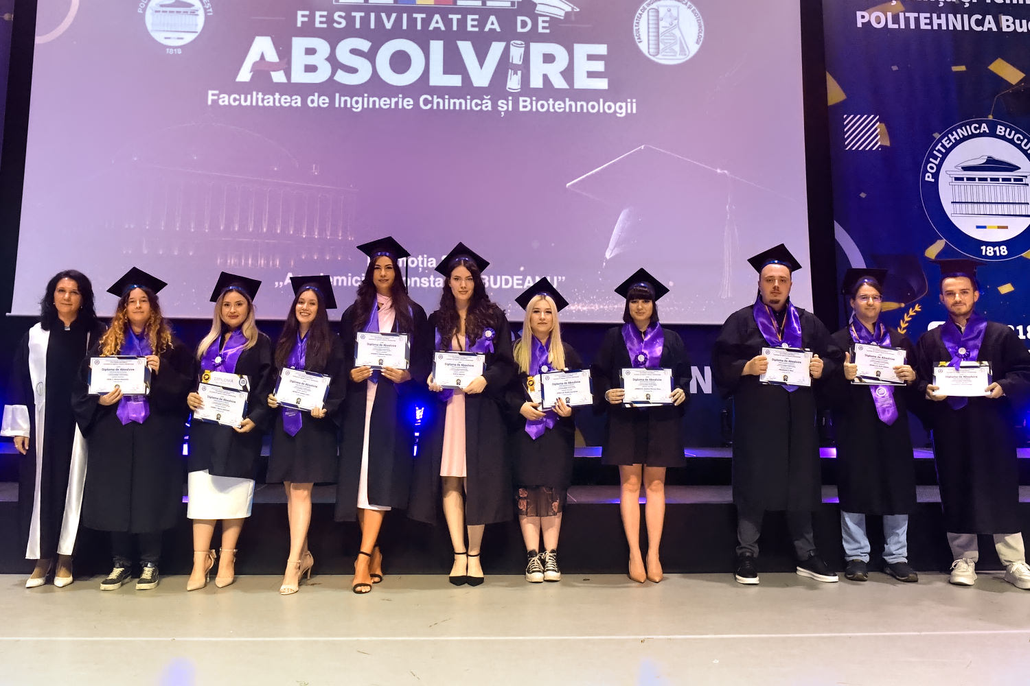 Graduation ceremony of the 2026 promotion of the Faculty of Chemical Engineering and Biotechnologies