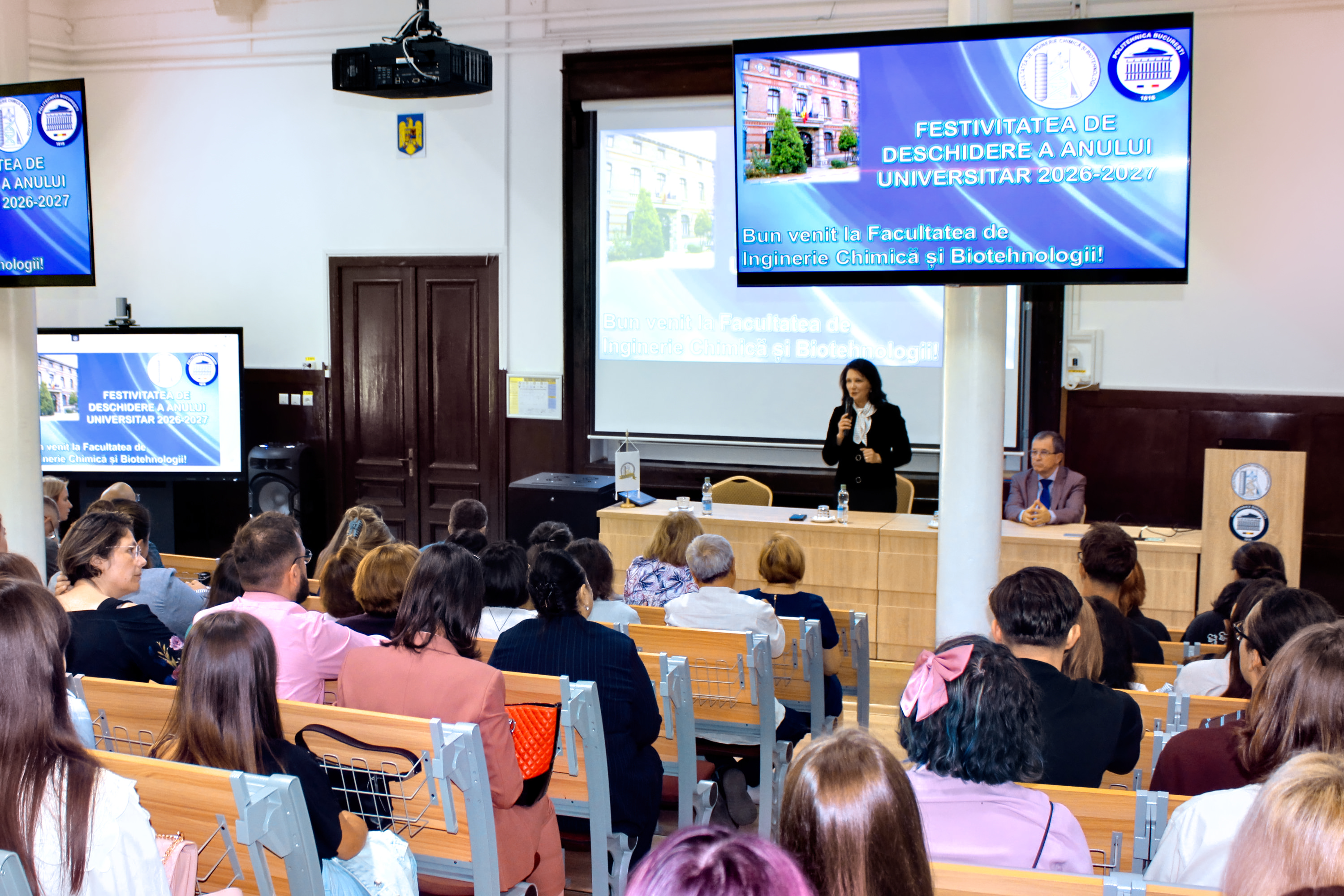 Festivitățile de deschidere a anului universitar 2026-2027 la Facultatea de Inginerie Chimică și Biotehnologii