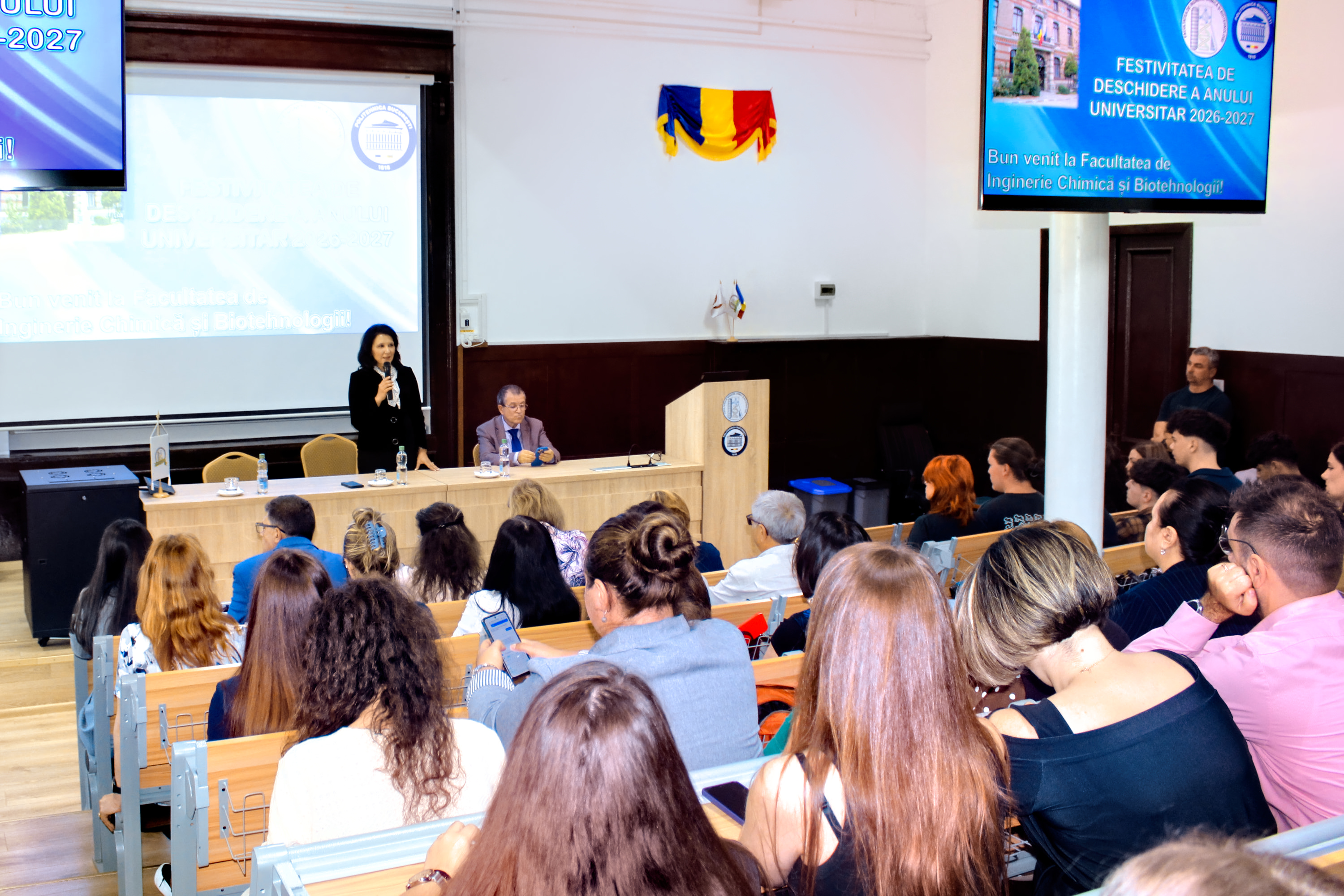 Festivitățile de deschidere a anului universitar 2026-2027 la Facultatea de Inginerie Chimică și Biotehnologii