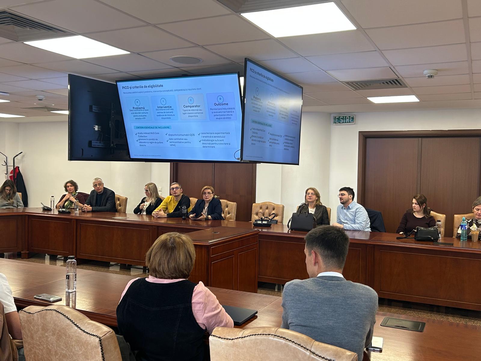 Eveniment științific privind caracterizarea chimică a aerosolilor generați de produsele din tutun încălzit